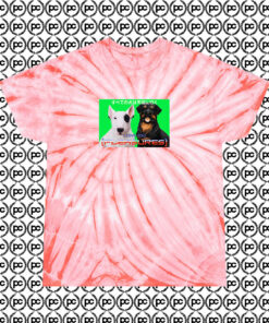 Pleasures Doggystyle Cyclone Tie Dye T Shirt Coral