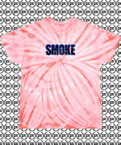 Pop Smoke x Vlone Armed N Dangerous A Cyclone Tie Dye T Shirt Coral