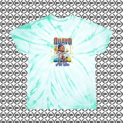 Quevo Migos All Star Cyclone Tie Dye T Shirt Mint