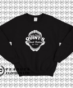 Quints Shark Fishing Amity Island Jaws Sweatshirt