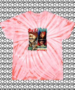 Redman Rapper Muddy Waters Cyclone Tie Dye T Shirt Coral