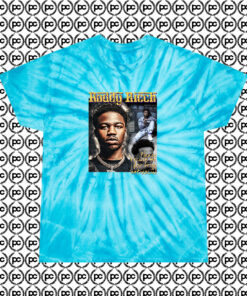 Roddy Ricch Being Anti Social Cyclone Tie Dye T Shirt Turquoise