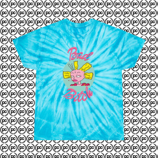 Rugrats Bad Bitch Cynthia Cyclone Tie Dye T Shirt Turquoise