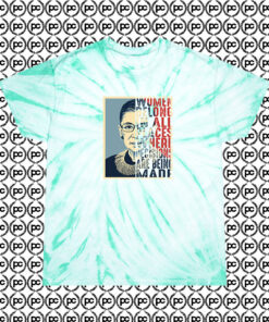 Ruth Bader Ginsburg Notorious RBG Cyclone Tie Dye T Shirt Mint