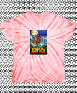 Scooby Doo on Zombie Island Cyclone Tie Dye T Shirt Coral