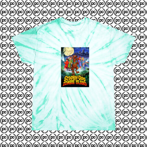 Scooby Doo on Zombie Island Cyclone Tie Dye T Shirt Mint