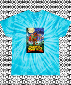 Scooby Doo on Zombie Island Cyclone Tie Dye T Shirt Turquoise