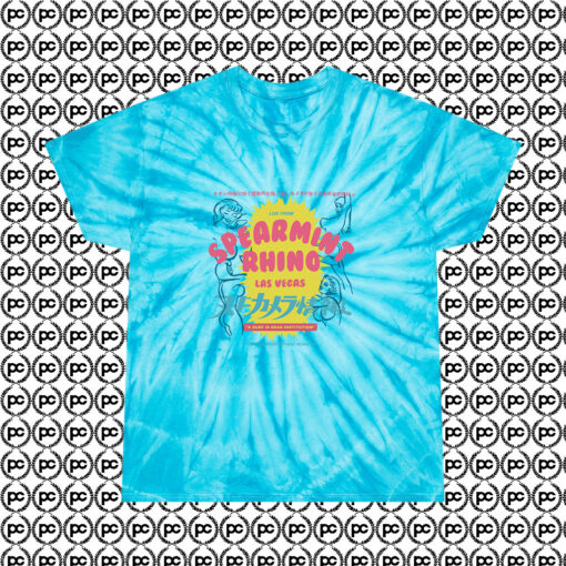 Spearmint Rhino Las Vegas Cyclone Tie Dye T Shirt Turquoise