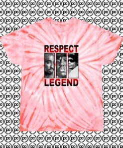 Swag Point Hip Hop Respect Legend Cyclone Tie Dye T Shirt Coral