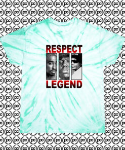 Swag Point Hip Hop Respect Legend Cyclone Tie Dye T Shirt Mint