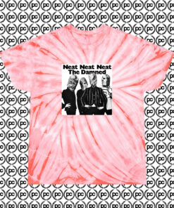 The Damned Neat Neat Neat Classic Cyclone Tie Dye T Shirt Coral