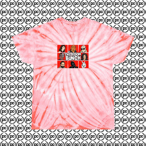 The Doom Bunch Doom Patrol Cyclone Tie Dye T Shirt Coral