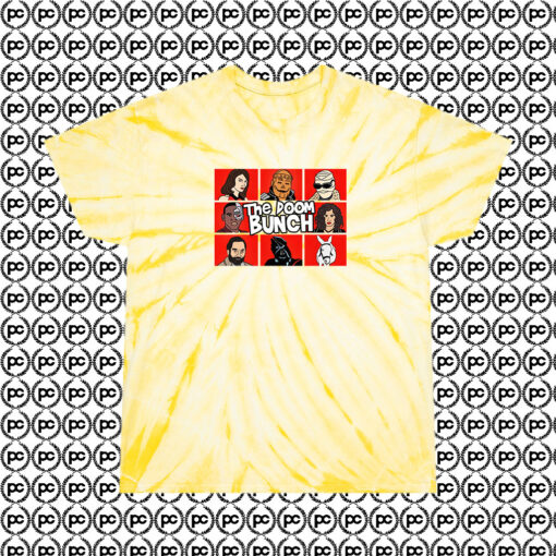 The Doom Bunch Doom Patrol Cyclone Tie Dye T Shirt Pale Yellow