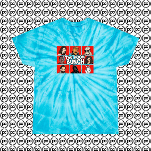 The Doom Bunch Doom Patrol Cyclone Tie Dye T Shirt Turquoise