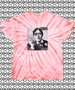 The Smiths Is Dead Oscar Wilde Cyclone Tie Dye T Shirt Coral