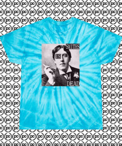 The Smiths Is Dead Oscar Wilde Cyclone Tie Dye T Shirt Turquoise