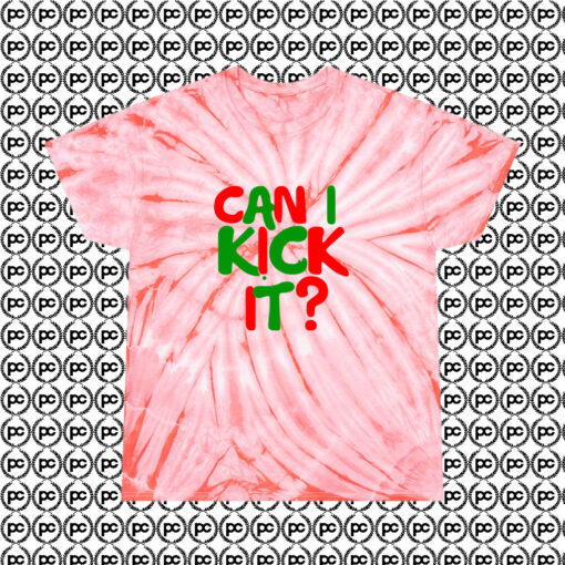 Vintage Can I Kick It Cyclone Tie Dye T Shirt Coral