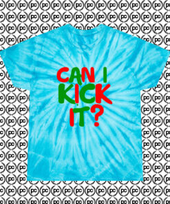 Vintage Can I Kick It Cyclone Tie Dye T Shirt Turquoise