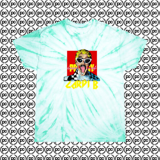 Vintage Invasion Of Privacy Cardi B Cyclone Tie Dye T Shirt Mint