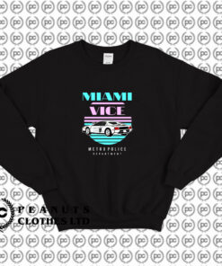 Vintage Miami Vice Car Sweatshirt