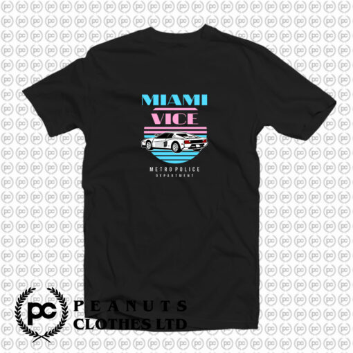 Vintage Miami Vice Car T Shirt