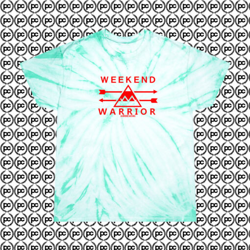 Weekend Warrior Jawbreaking Cyclone Tie Dye T Shirt Mint