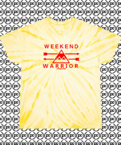 Weekend Warrior Jawbreaking Cyclone Tie Dye T Shirt Pale Yellow