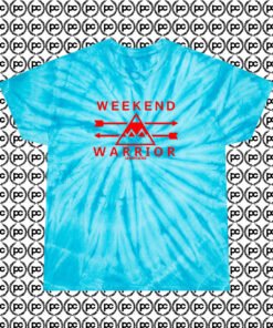 Weekend Warrior Jawbreaking Cyclone Tie Dye T Shirt Turquoise