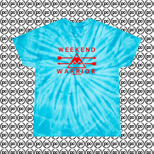 Weekend Warrior Jawbreaking Cyclone Tie Dye T Shirt Turquoise