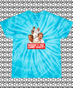 Wheres the Lamb Sauce Meme Fashionable Cyclone Tie Dye T Shirt Turquoise