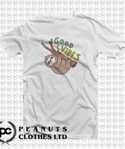 Good Vibes Sloth T Shirt