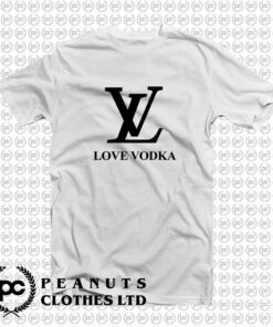 I Love Vodka LV Parody T Shirt