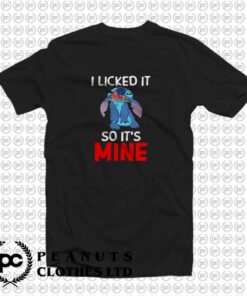 Lilo And Stitch Ohana I Licked It So Its Mine Classic 90s T Shirt