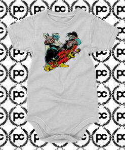 A Run The Jewels and Dragon Ball Z Baby Onesie