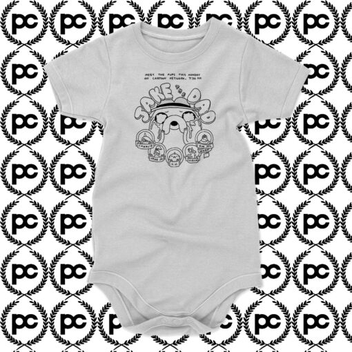 Adventur Time Jake The Dead Baby Onesie