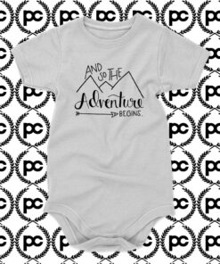 Adventure Begins Baby Onesie