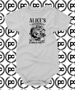 Alice Adventure In wonderland Baby Onesie