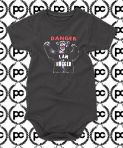 Angry Danger Im A Hugger Bear Baby Onesie