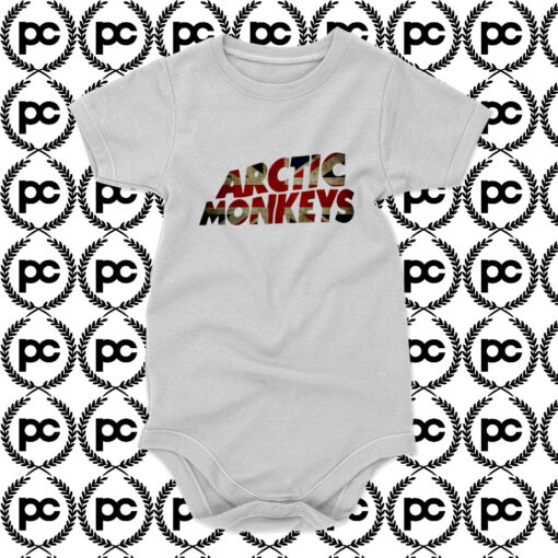 Arctic Monkey Uk Flag Baby Onesie