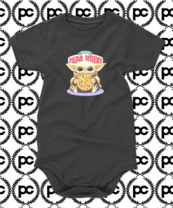 Baby Yoda Hug Pizza Papa Johns Cool Baby Onesie