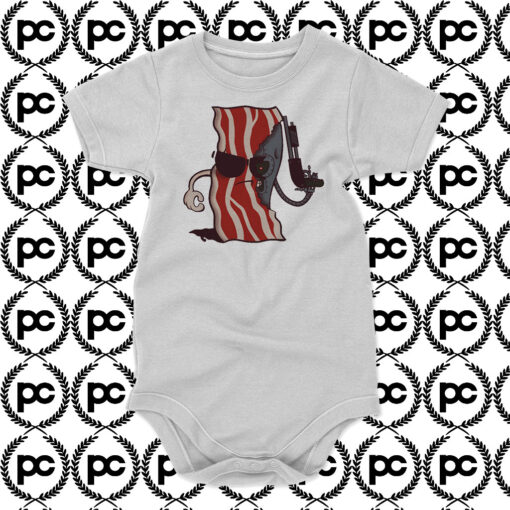 Bacon Terminator Baby Onesie