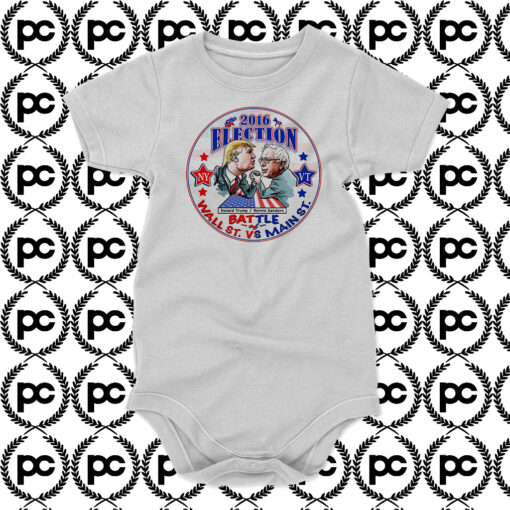 Bernie Sanders vs Donald Trump 2016 Baby Onesie