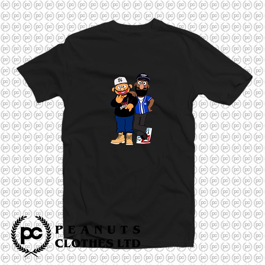 Bodega Boys Sesame Street Funny Cartoon T-Shirt - Peanutsclothes.com