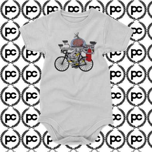 Brain Bike Baby Onesie