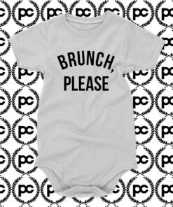 Brunce Please Baby Onesie