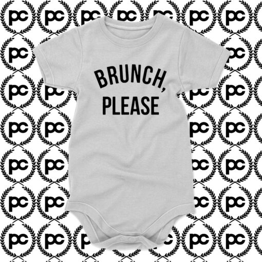 Brunce Please Baby Onesie