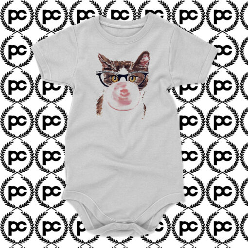 Bubble Gum Cat Baby Onesie