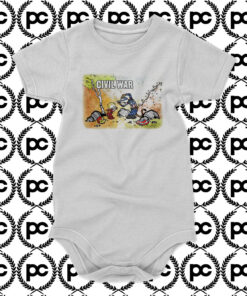 Calvin And Hobbes War Baby Onesie