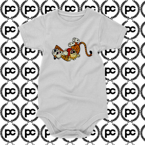 Calvin and Hobbes1 Baby Onesie