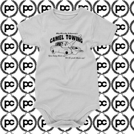 Camel Towing Baby Onesie